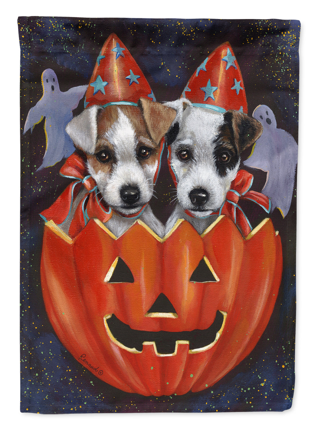Jack Russell Terrier Halloween Flag Garden Size PPP3105GF