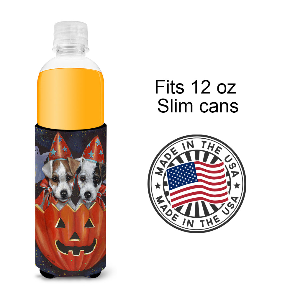 Jack Russell Terrier Halloween Ultra Hugger for slim cans PPP3105MUK