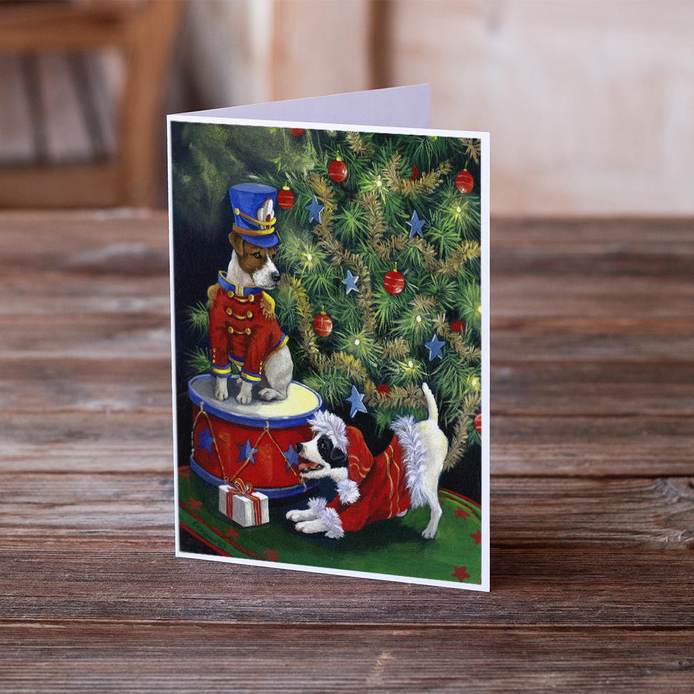 Jack Russell Christmas My Gift Greeting Cards and Envelopes Pack of 8 - the-store.com