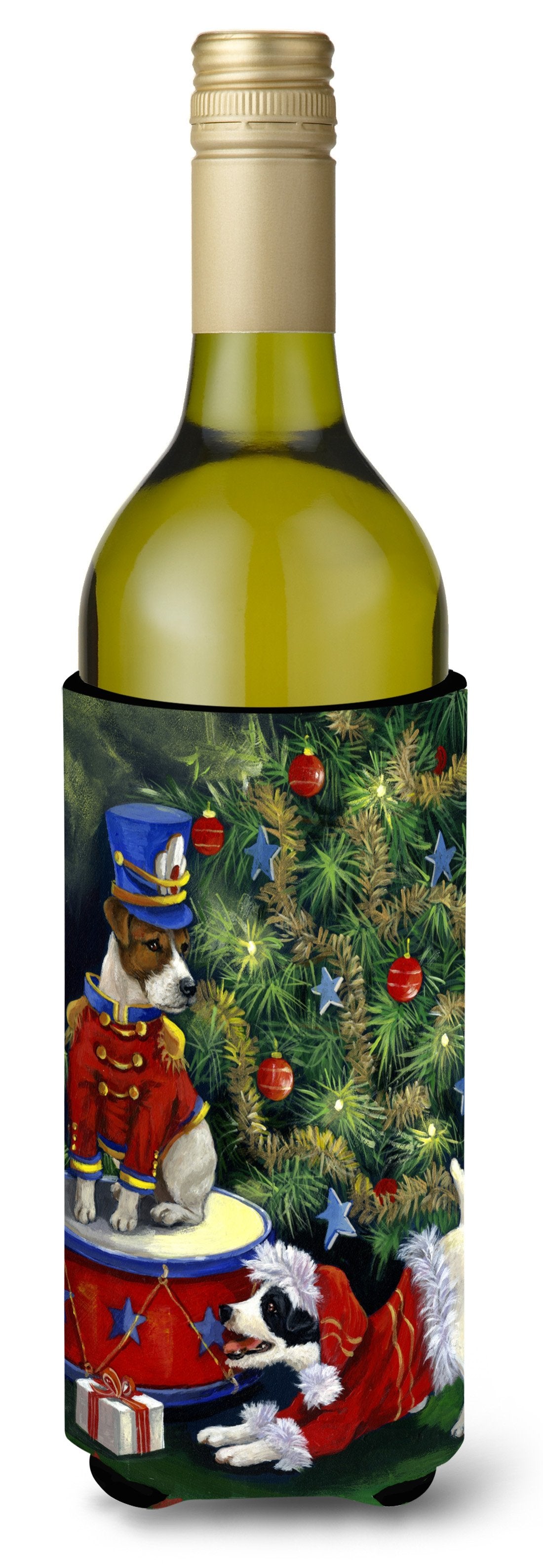 Jack Russell Christmas My Gift Wine Bottle Hugger PPP3107LITERK by Caroline&#39;s Treasures