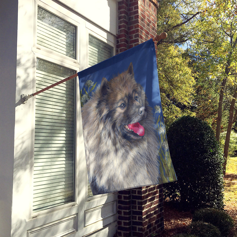 Keeshond Flag Canvas House Size PPP3110CHF  the-store.com.