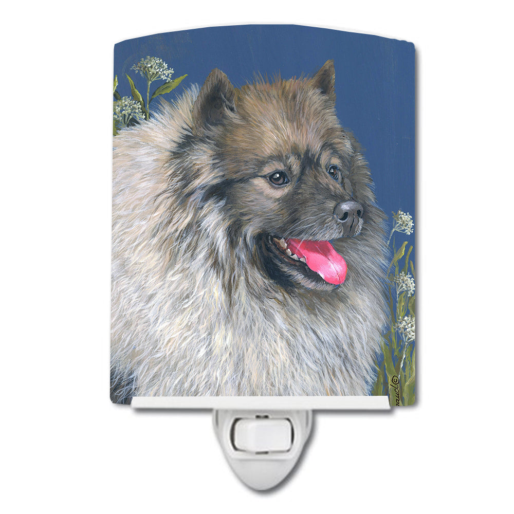 Caroline's Treasures Keeshond Ceramic Night Light PPP3110CNL