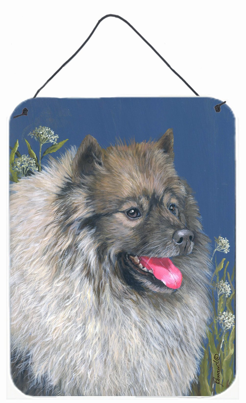 Caroline's Treasures Keeshond Wall or Door Hanging Prints PPP3110DS1216