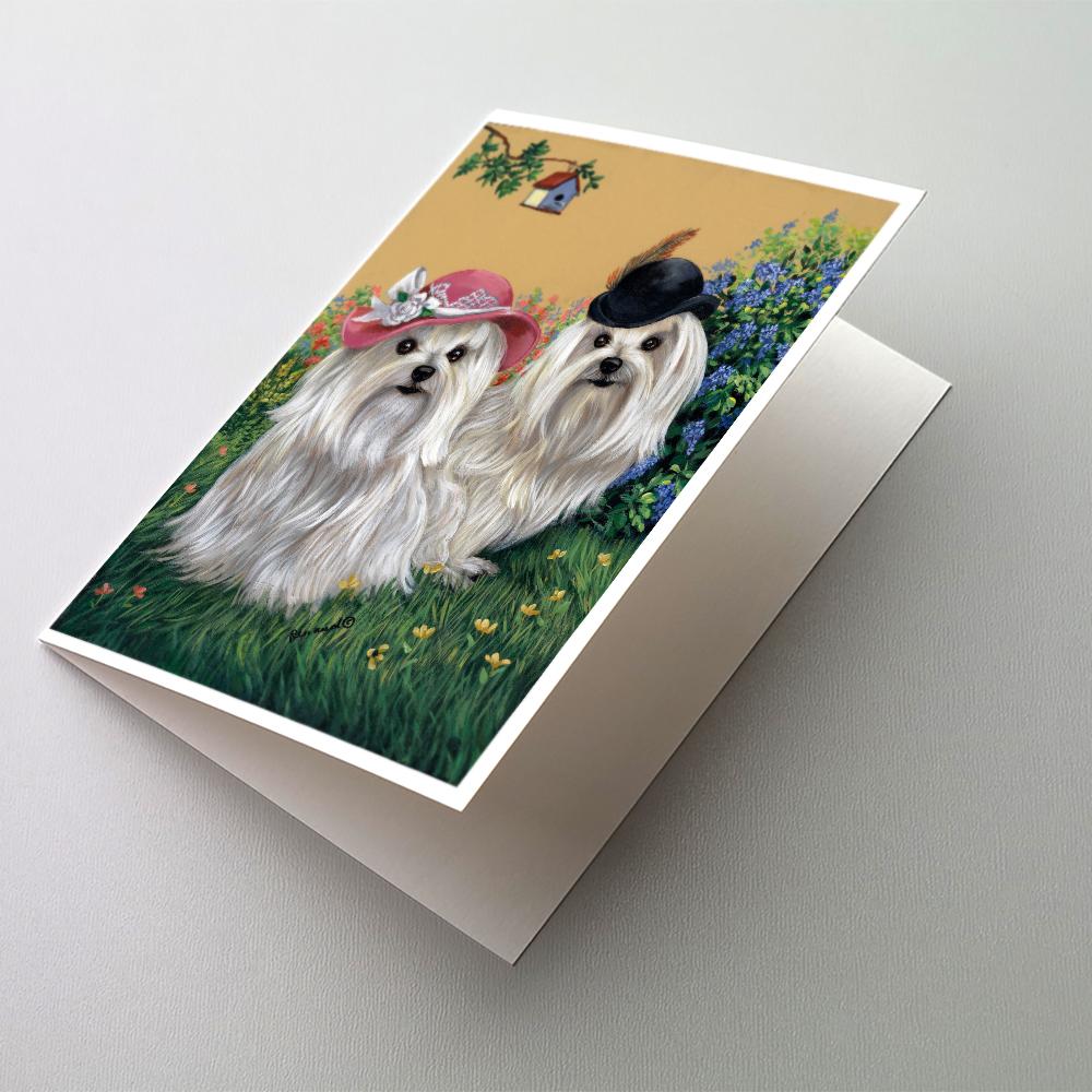 Buy this Maltese Mr &amp; Mrs Greeting Cards and Envelopes Pack of 8