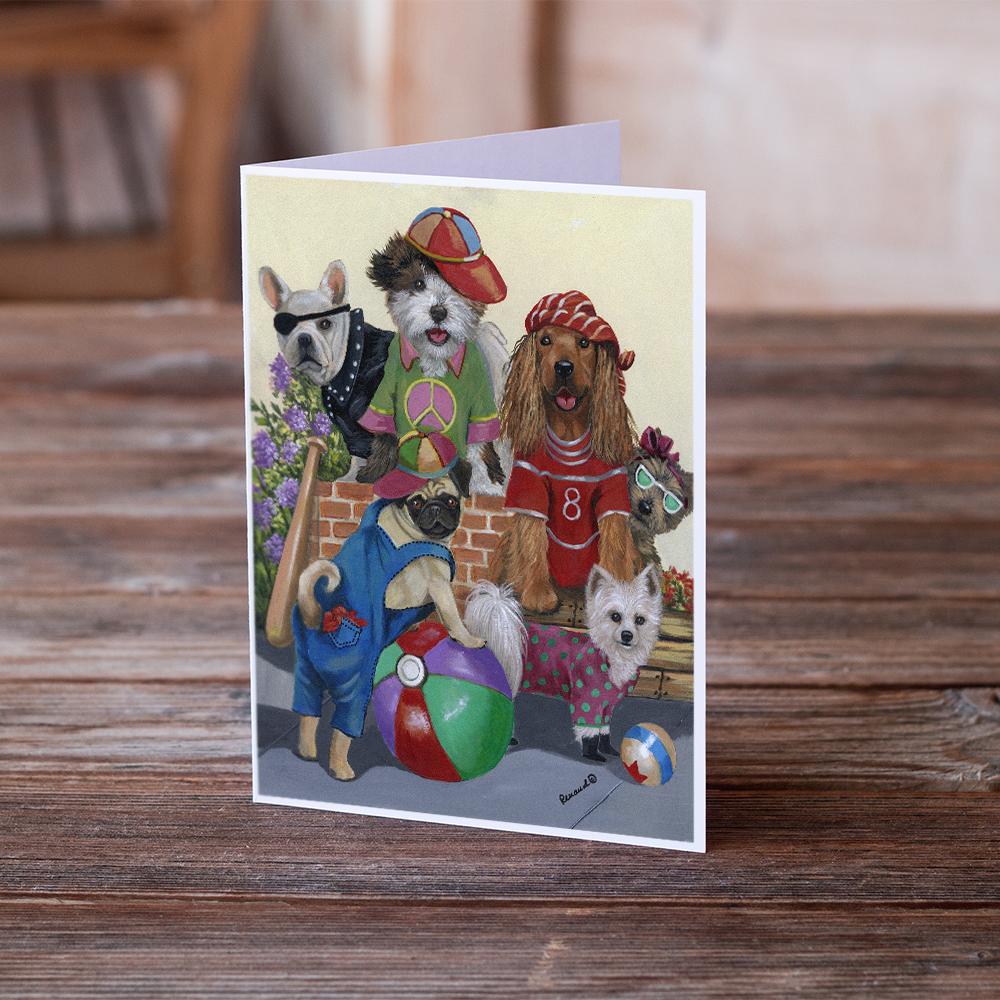 Buy this Dogs Mutli-Breed Neighborhood Greeting Cards and Envelopes Pack of 8