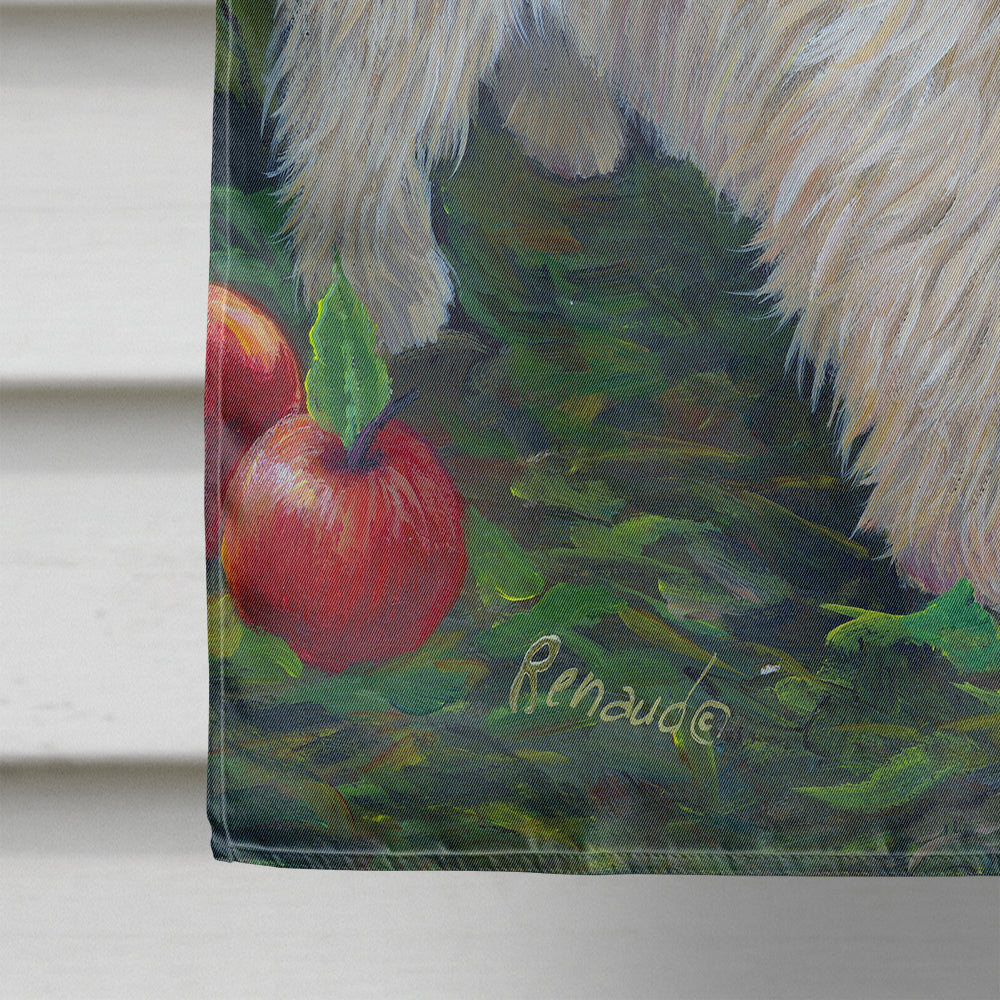 Norwich Terrier Apple Grove Flag Canvas House Size PPP3116CHF  the-store.com.