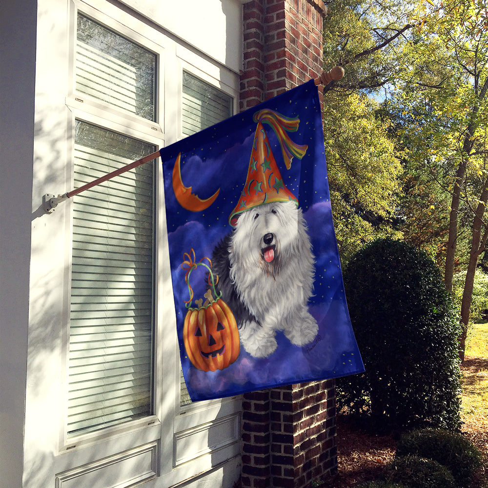 Caroline's Treasures Old English Sheepdog Halloween Flag Canvas House Size PPP3118CHF
