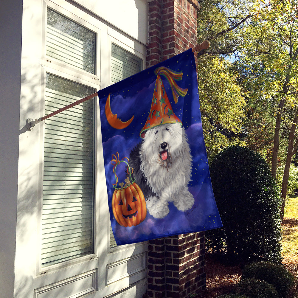 Old English Sheepdog Halloween Flag Canvas House Size PPP3118CHF  the-store.com.