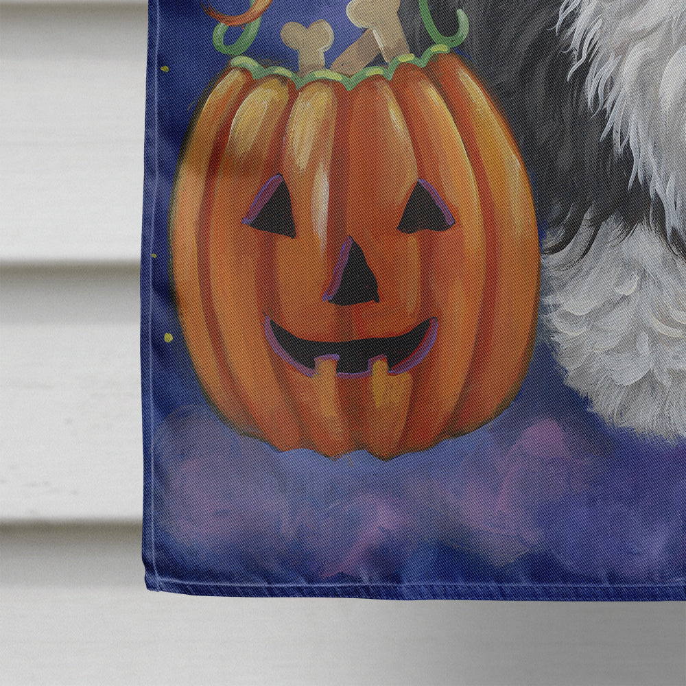 Old English Sheepdog Halloween Flag Canvas House Size PPP3118CHF