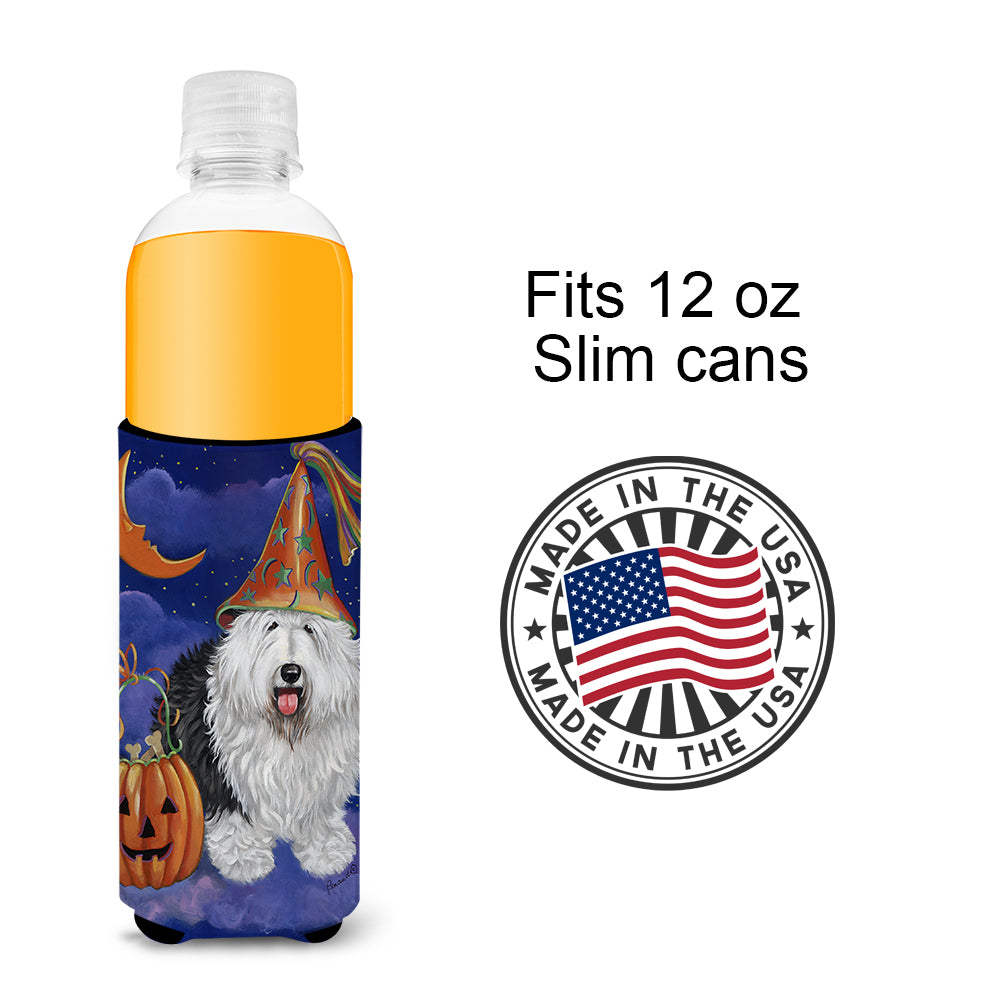 Old English Sheepdog Halloween Ultra Hugger for slim cans PPP3118MUK  the-store.com.