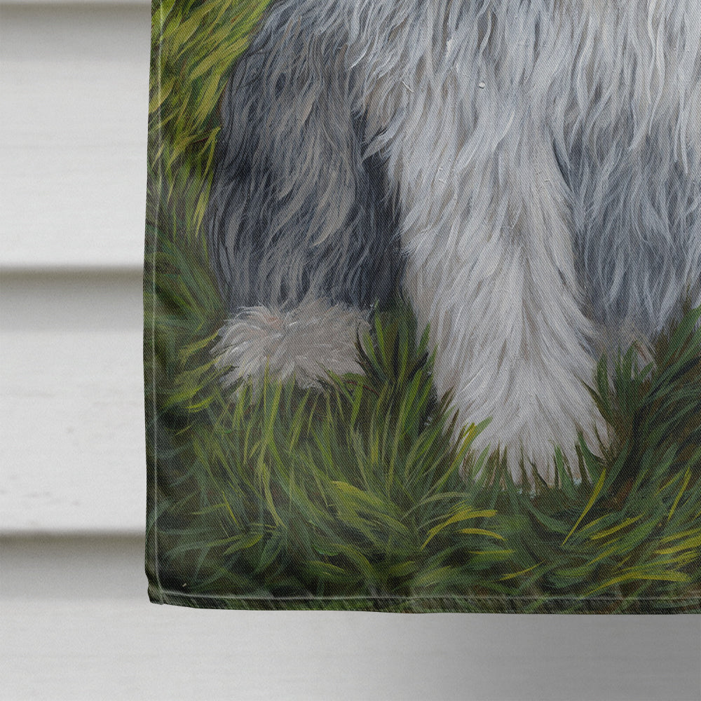 Old English Sheepdog Heaven Flag Canvas House Size PPP3119CHF  the-store.com.