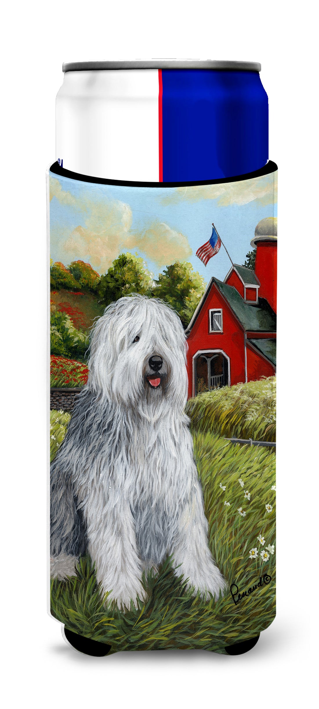 Old English Sheepdog Heaven Ultra Hugger for slim cans PPP3119MUK