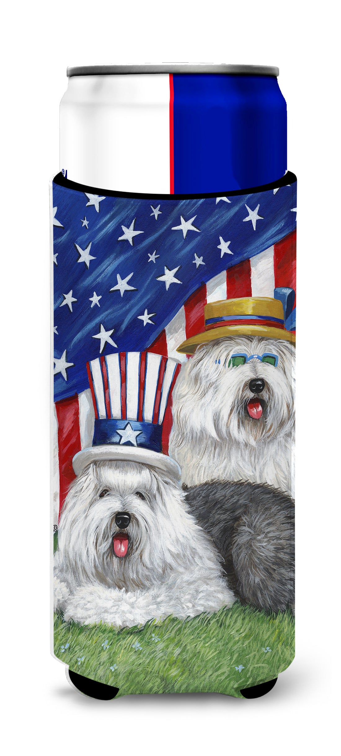 Old English Sheepdog USA Ultra Hugger for slim cans PPP3121MUK  the-store.com.