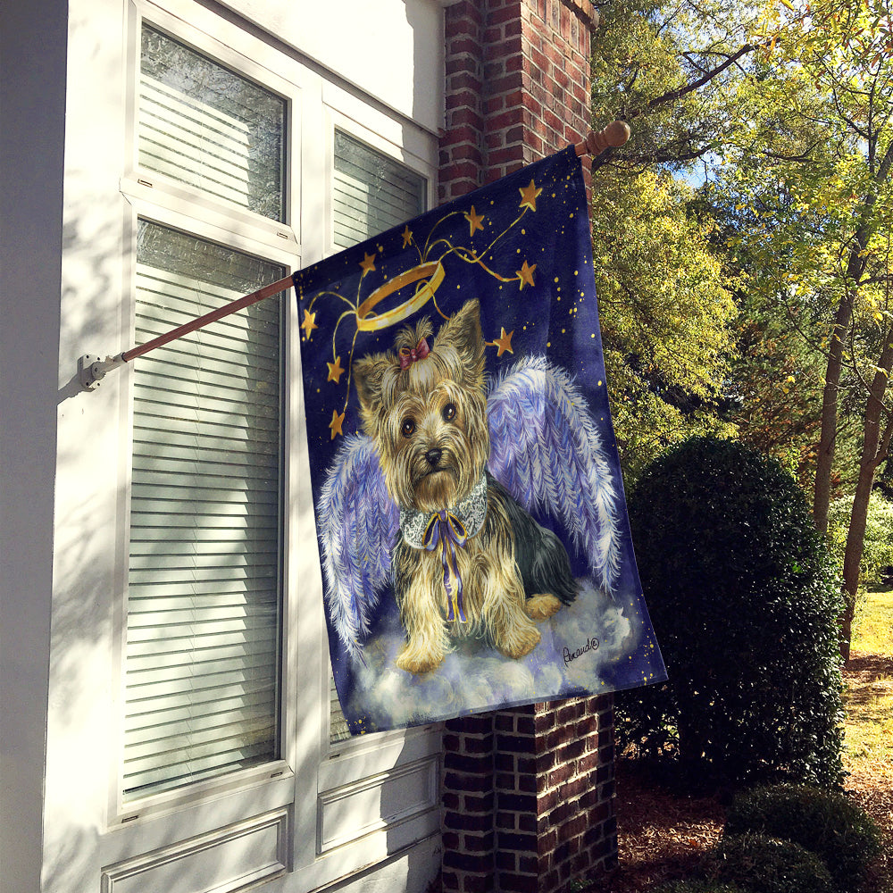 Yorkie Christmas Family Tree Flag Canvas House Size PPP3131CHF  the-store.com.