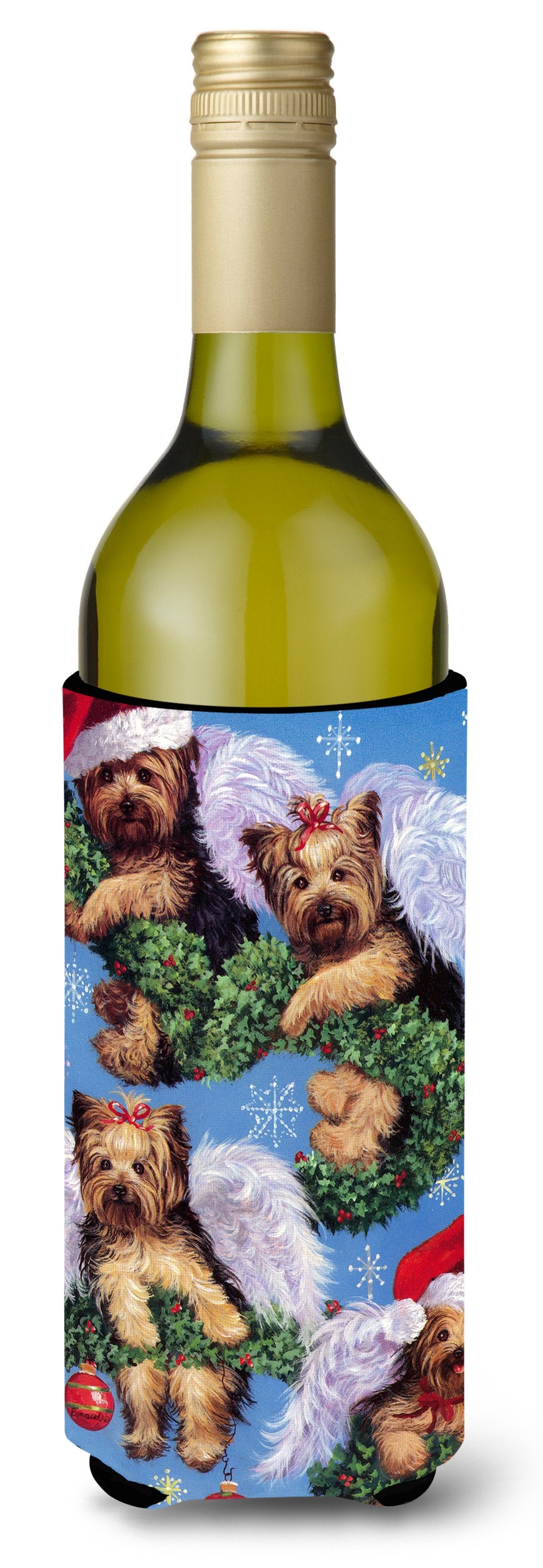 Yorike Christmas Angels Everywhere Wine Bottle Hugger PPP3134LITERK by Caroline&#39;s Treasures