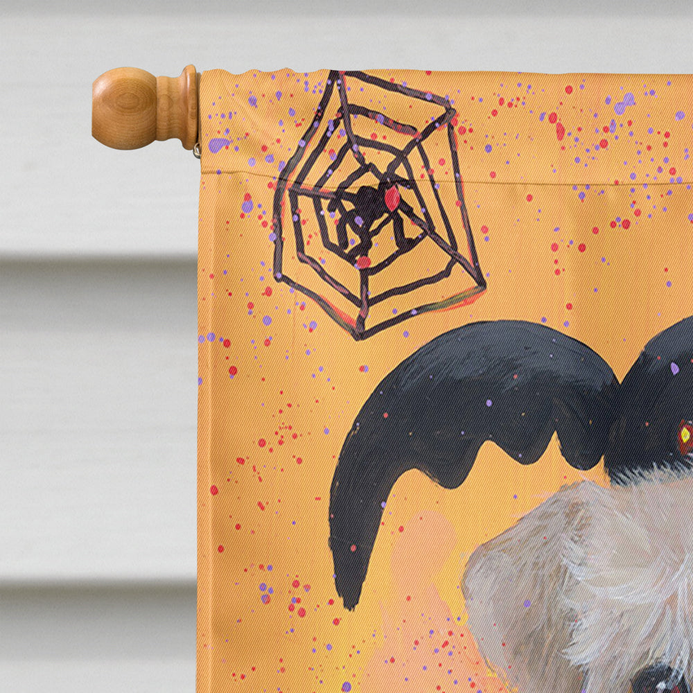 Wheaten Terrier Halloween Flag Canvas House Size PPP3136CHF  the-store.com.