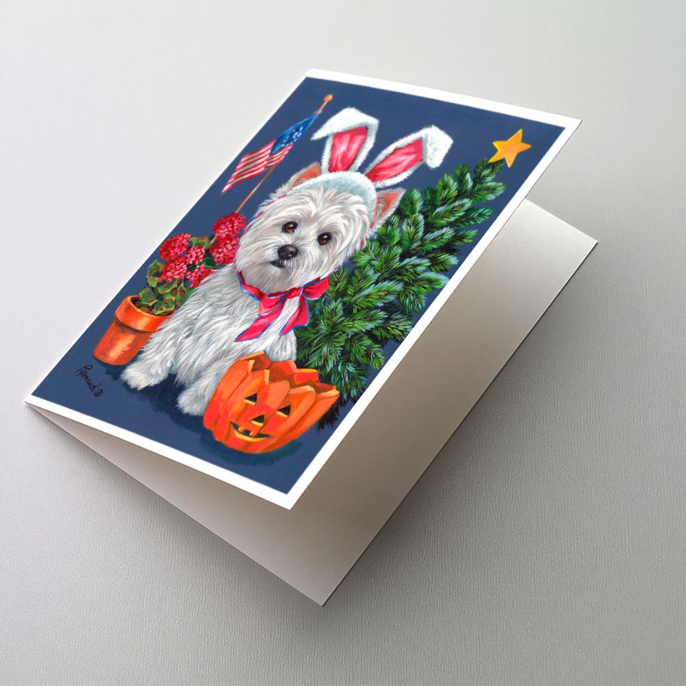 Buy this Westie for All Seasons Greeting Cards and Envelopes Pack of 8