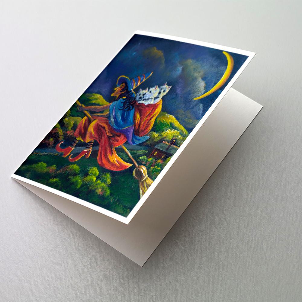 Buy this Westie Halloween Witch Greeting Cards and Envelopes Pack of 8