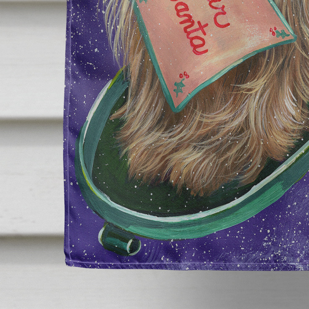 Yorkie Christmas Letter to Santa Flag Canvas House Size PPP3140CHF  the-store.com.