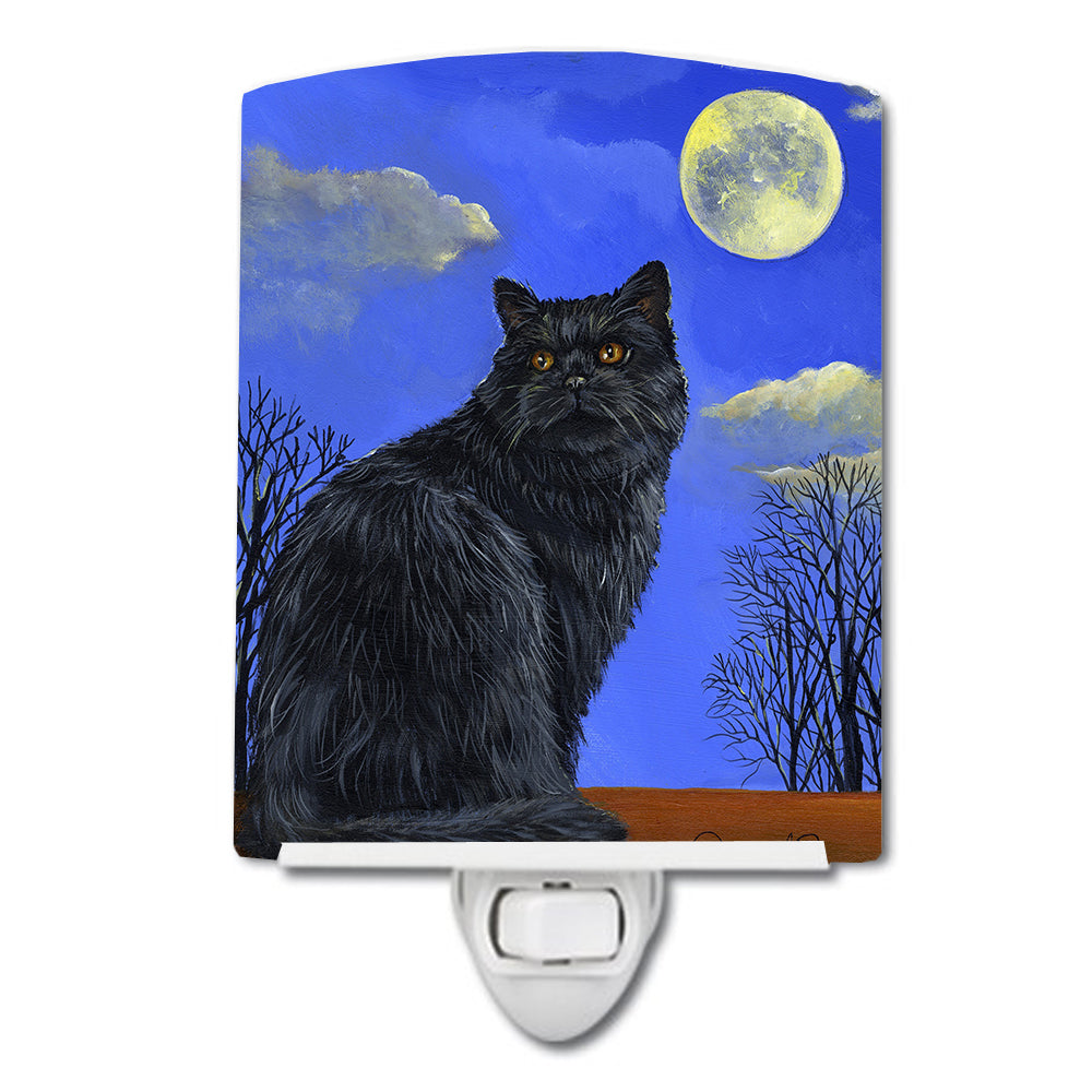 Black Cat Hocus Pocus Halloween Ceramic Night Light PPP3142CNL - the-store.com
