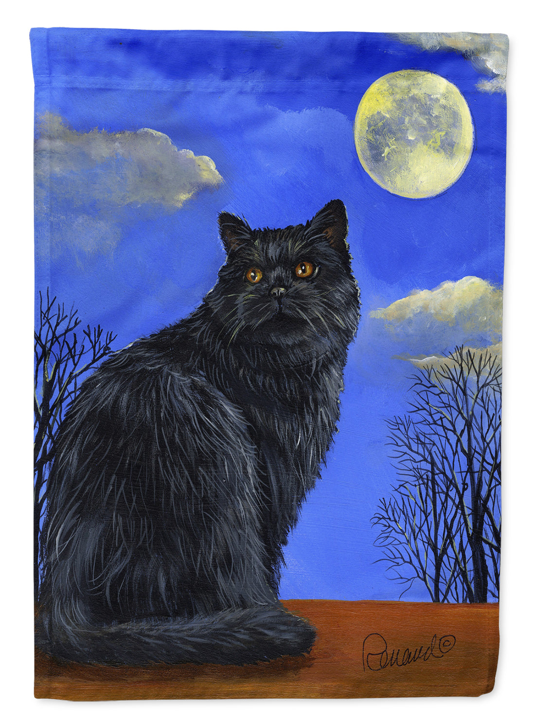 Black Cat Hocus Pocus Halloween Flag Garden Size PPP3142GF