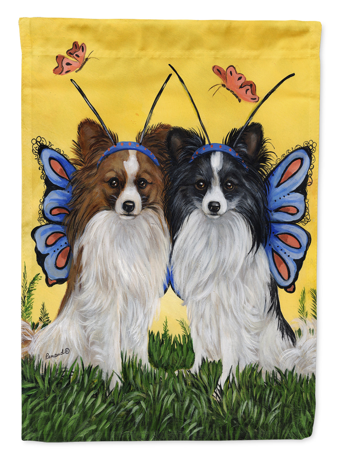 Papillon Butterflies Flag Canvas House Size PPP3143CHF  the-store.com.