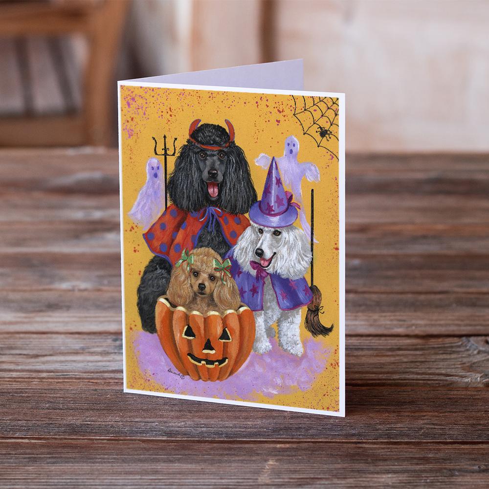 Buy this Poodle Halloween Greeting Cards and Envelopes Pack of 8