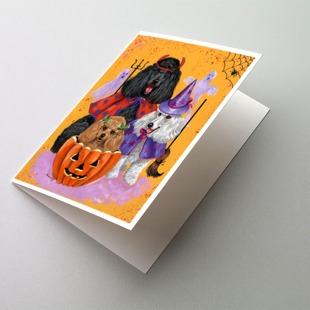 Buy this Poodle Halloween Greeting Cards and Envelopes Pack of 8