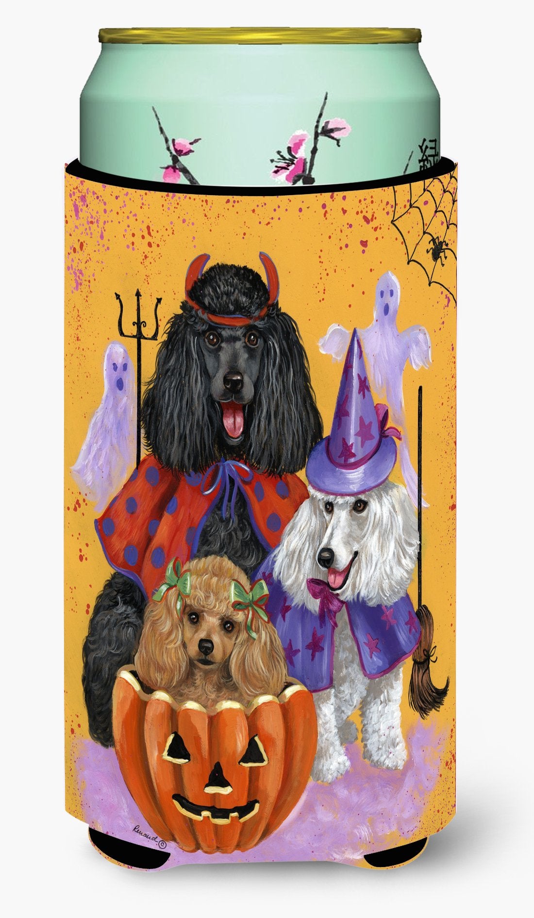 Poodle Halloween Tall Boy Hugger PPP3146TBC by Caroline&#39;s Treasures