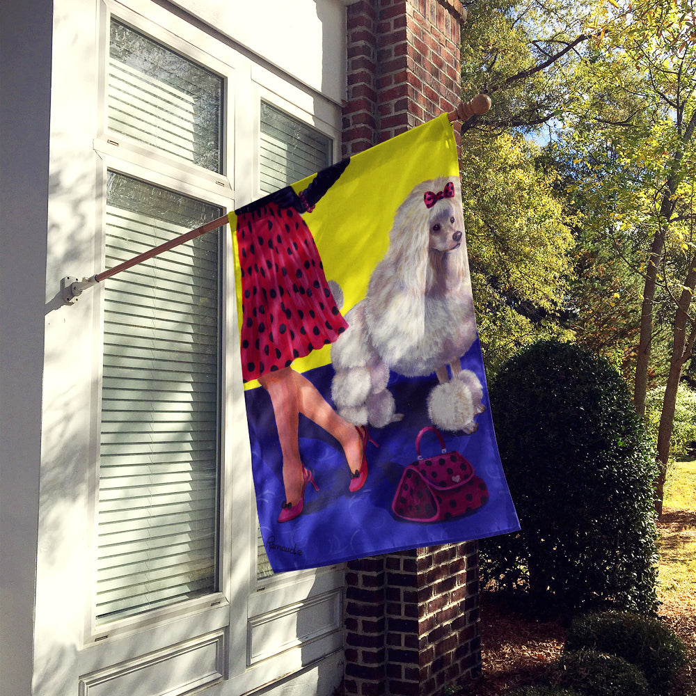 Poodle High Maintenance Flag Canvas House Size PPP3147CHF  the-store.com.