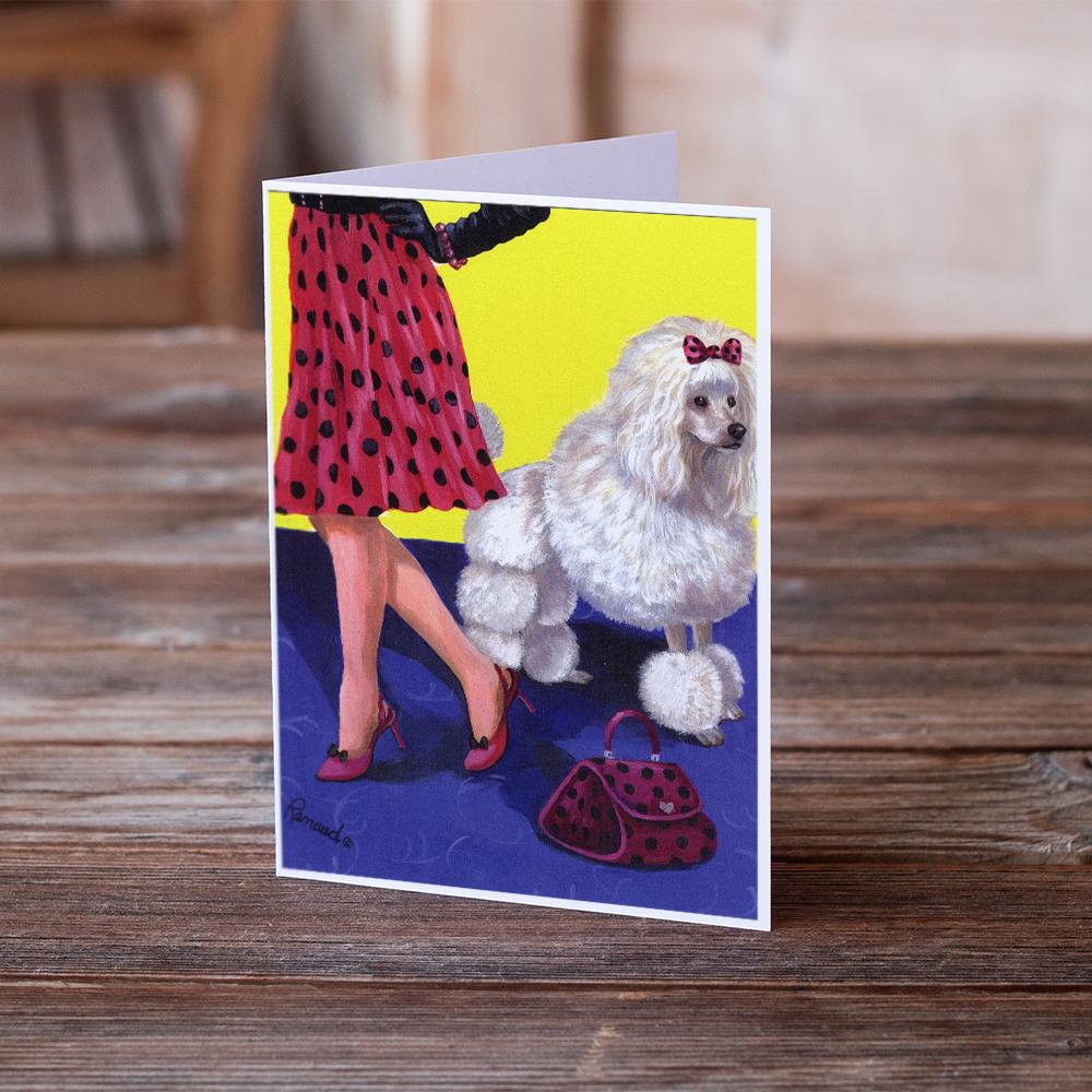 Poodle High Maintenance Greeting Cards and Envelopes Pack of 8 - the-store.com