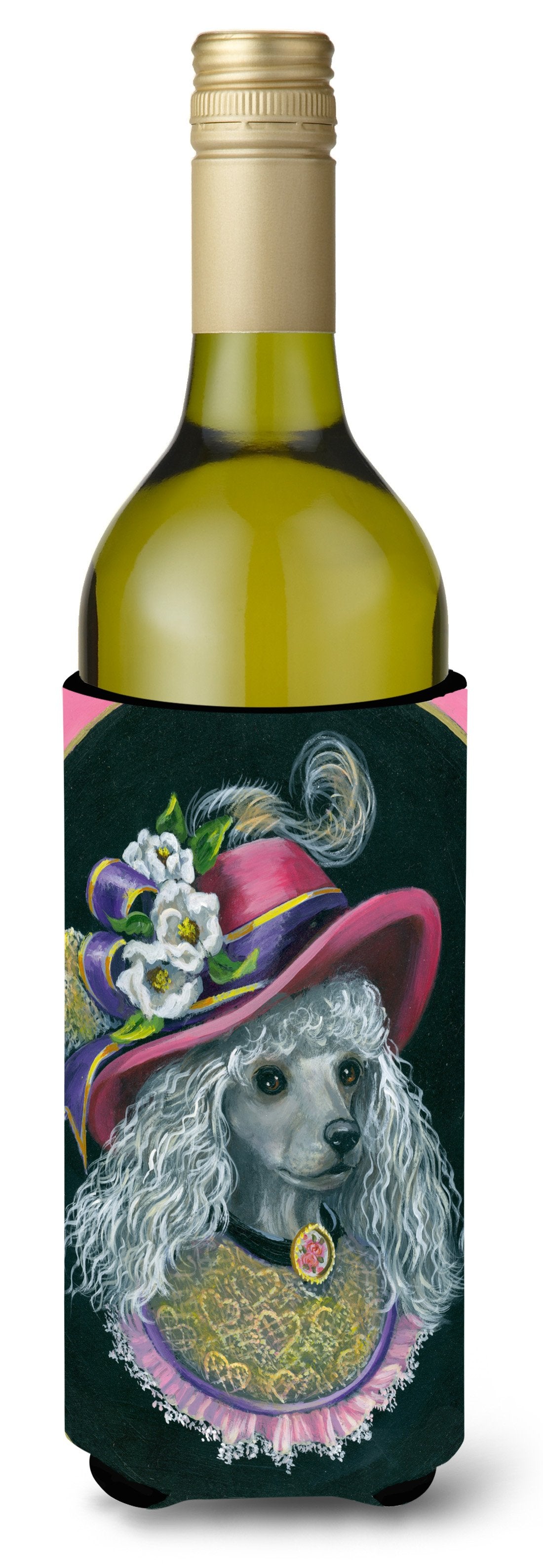Poodle Lady Alexandria Wine Bottle Hugger PPP3148LITERK by Caroline&#39;s Treasures