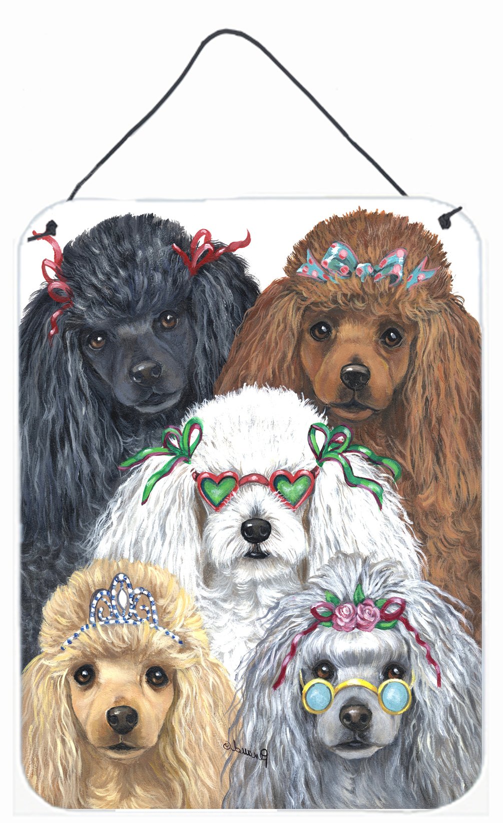 Buy this Poodle Oodles Wall or Door Hanging Prints PPP3149DS1216