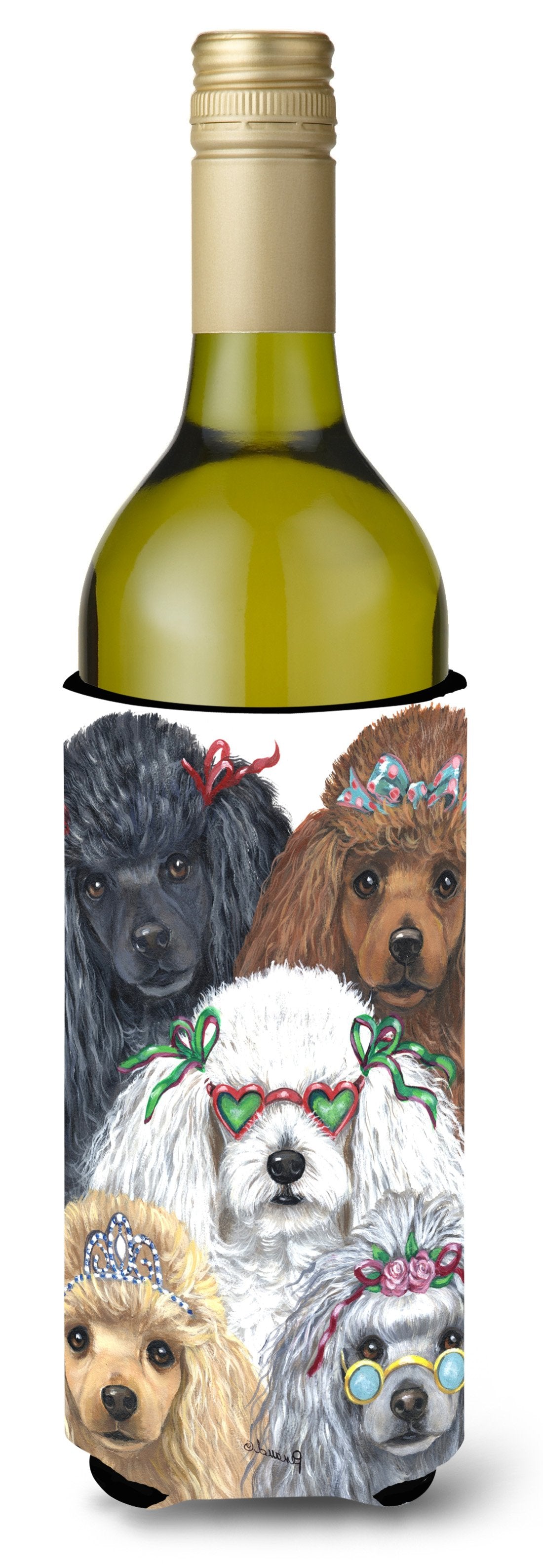 Poodle Oodles Wine Bottle Hugger PPP3149LITERK by Caroline&#39;s Treasures