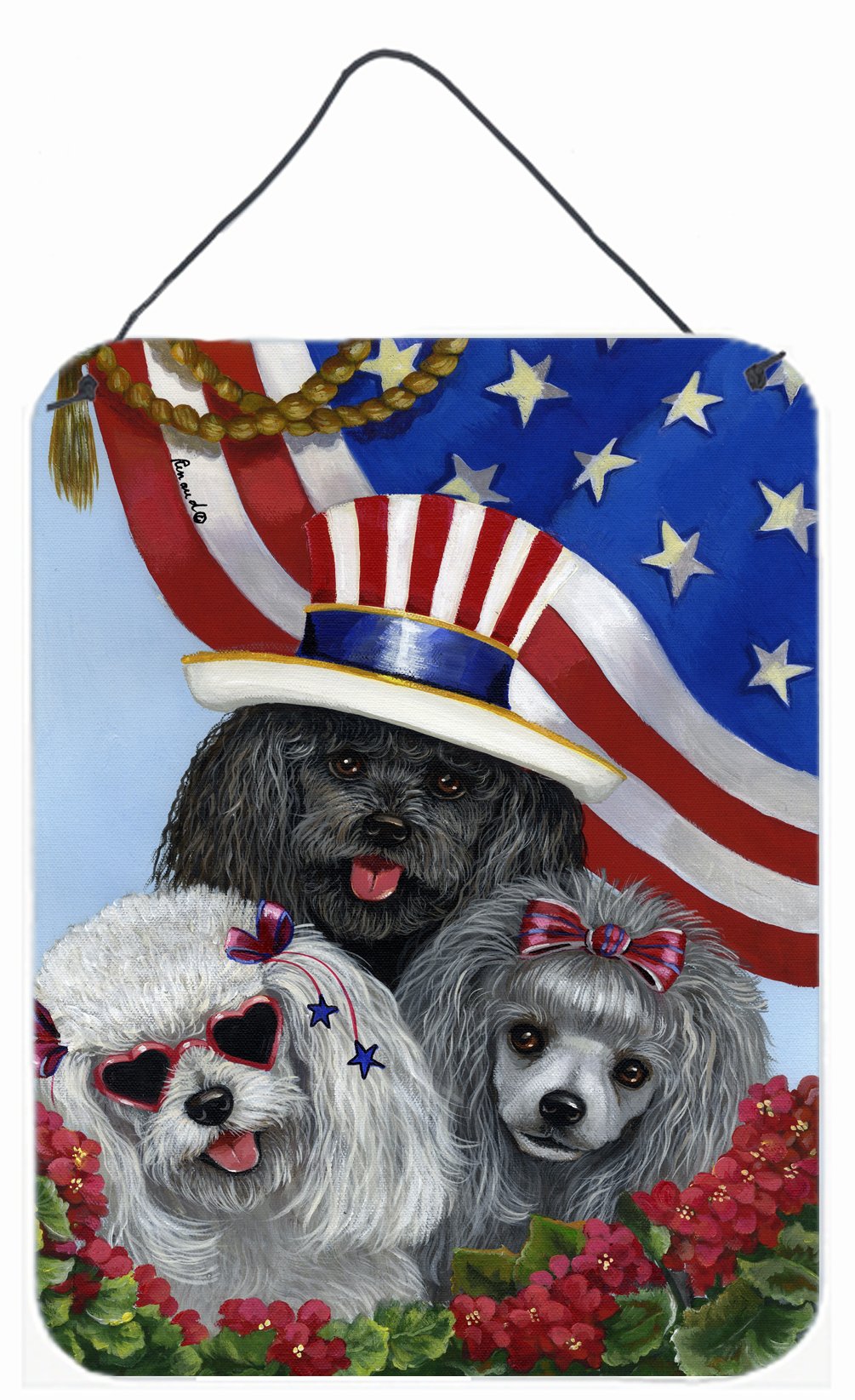 Buy this Poodle USA Wall or Door Hanging Prints PPP3152DS1216