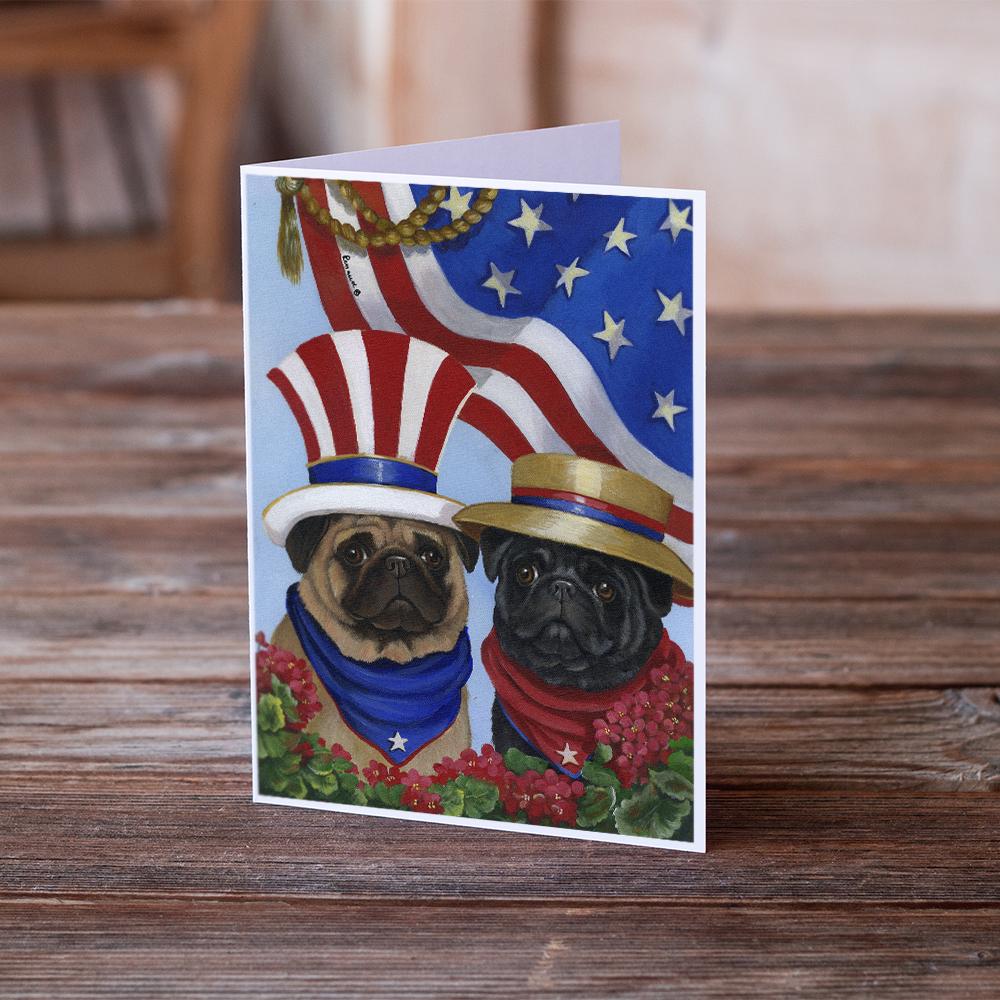 Buy this Pug USA Greeting Cards and Envelopes Pack of 8