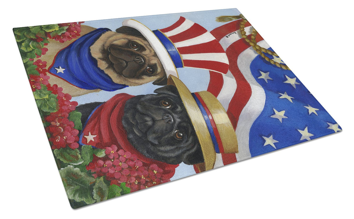 Pug USA Glass Cutting Board Large PPP3154LCB by Caroline&#39;s Treasures