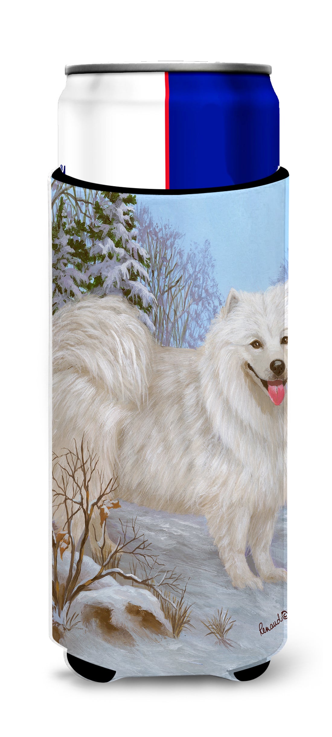 Samoyed Happiness Ultra Hugger for slim cans PPP3157MUK