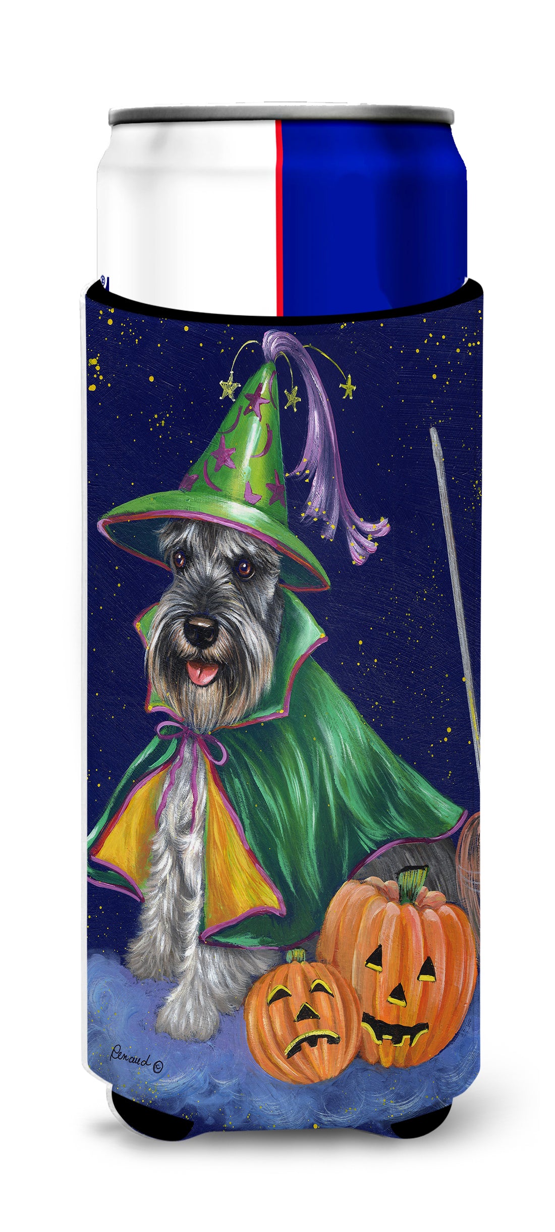 Schnauzer Halloween Good Witch Ultra Hugger for slim cans PPP3159MUK  the-store.com.