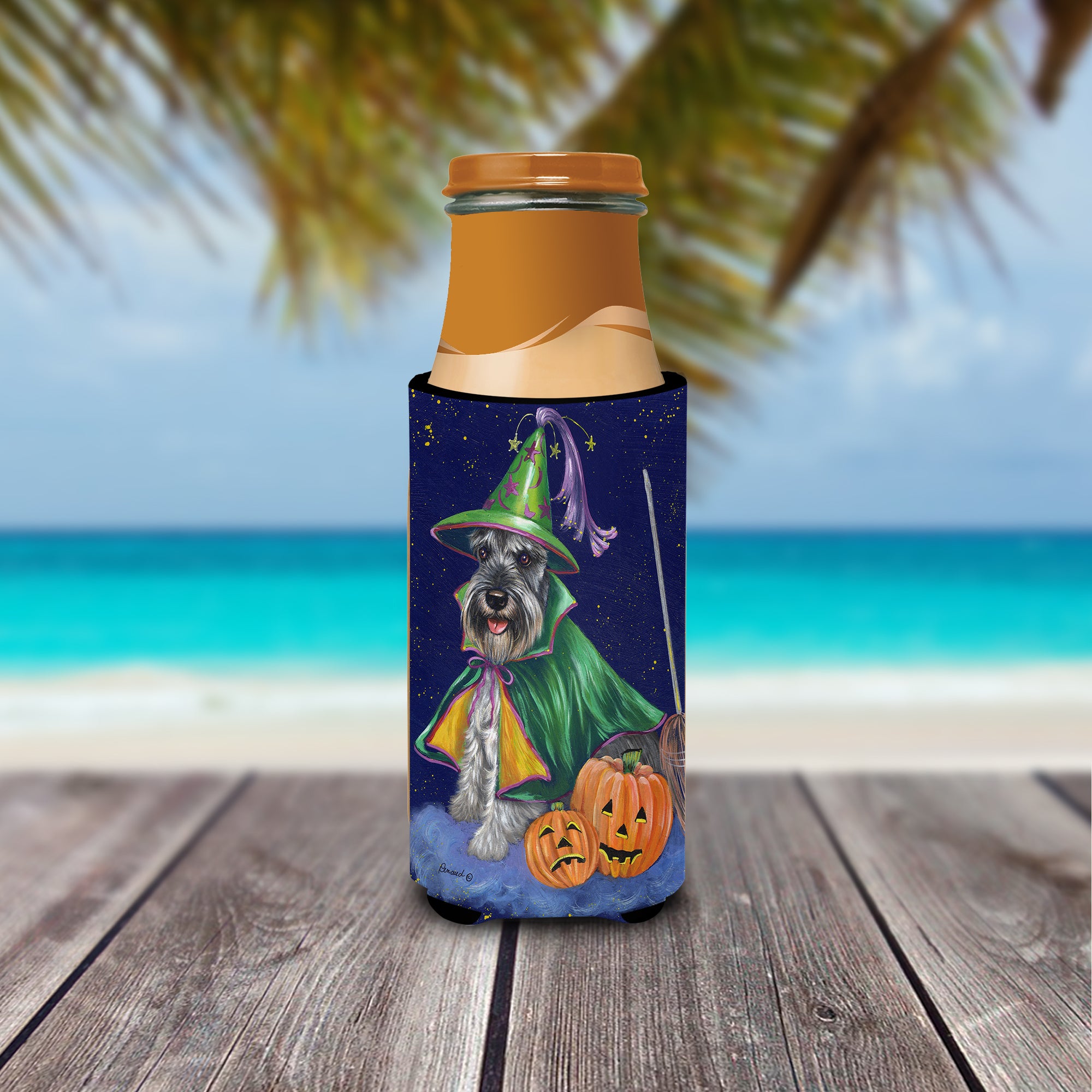 Schnauzer Halloween Good Witch Ultra Hugger for slim cans PPP3159MUK