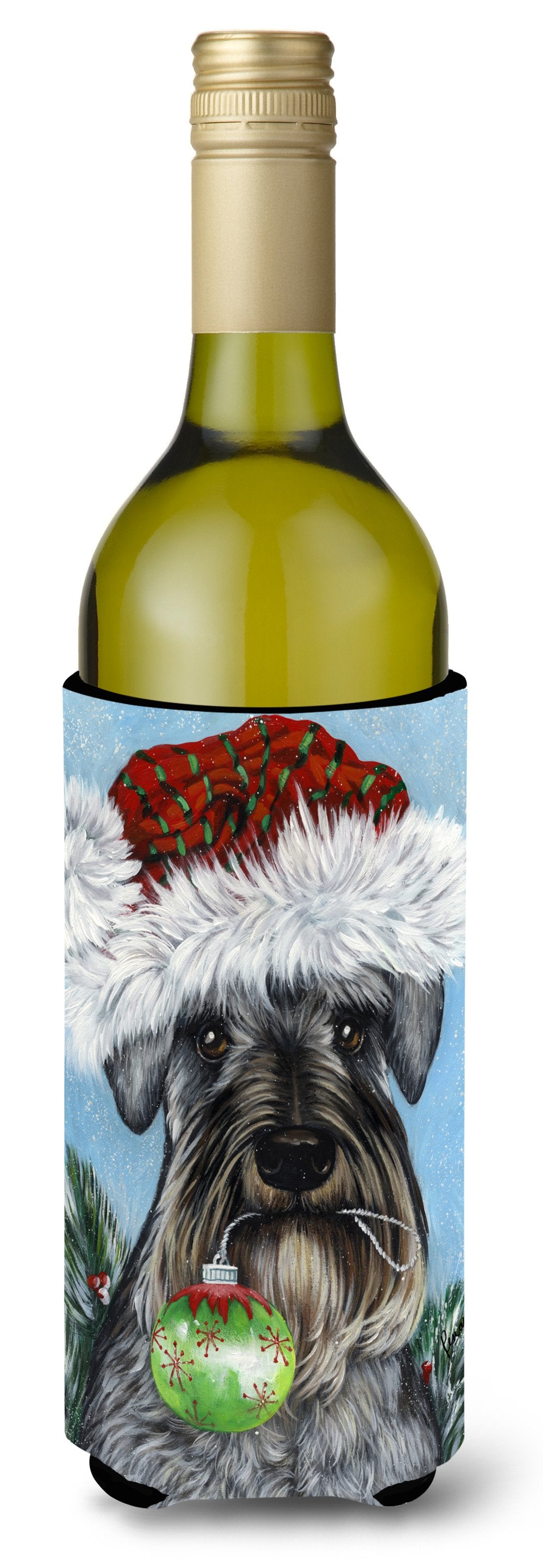 Schnauzer Christmas Pure at Heart Wine Bottle Hugger PPP3163LITERK by Caroline&#39;s Treasures