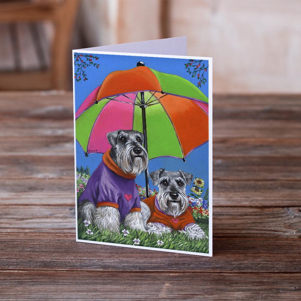 Buy this Schnauzer Soulmates Greeting Cards and Envelopes Pack of 8