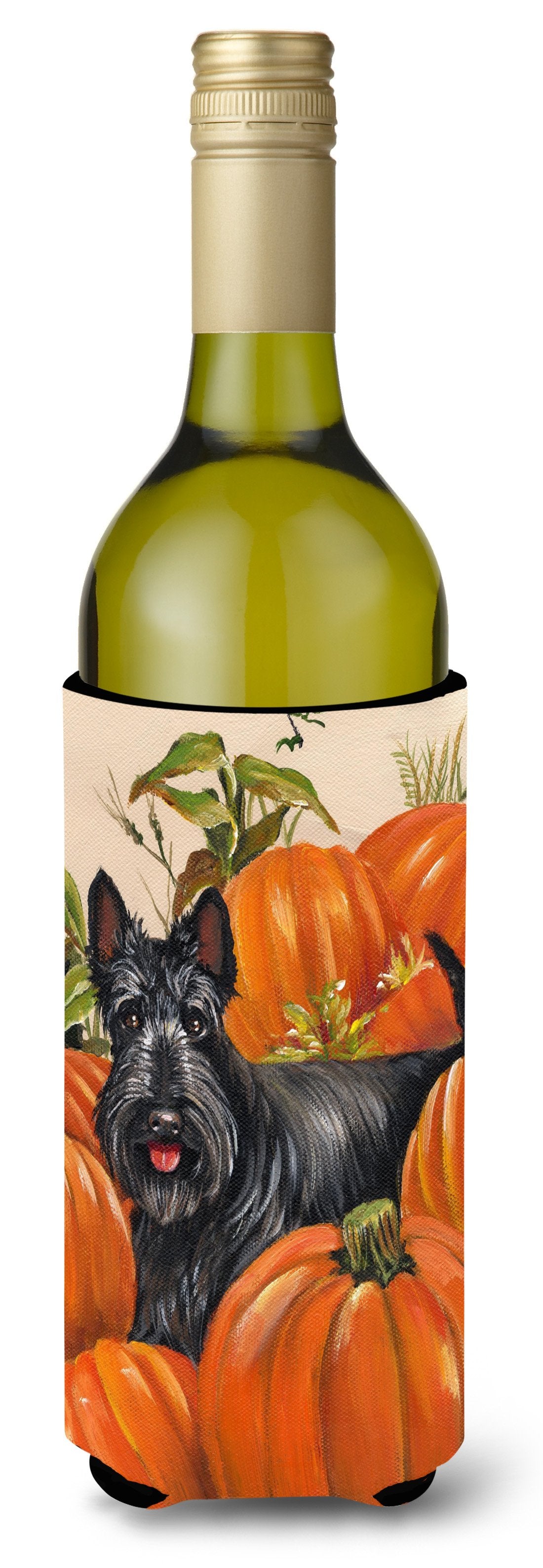 Scottish Terrier Scottie Pumpkins Wine Bottle Hugger PPP3168LITERK by Caroline's Treasures
