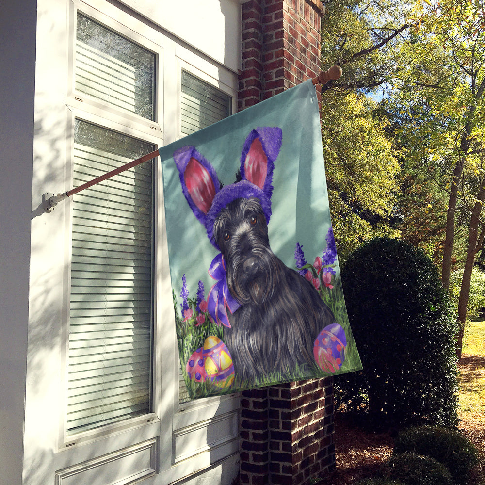Scottie Easter Bunny Flag Canvas House Size PPP3172CHF  the-store.com.