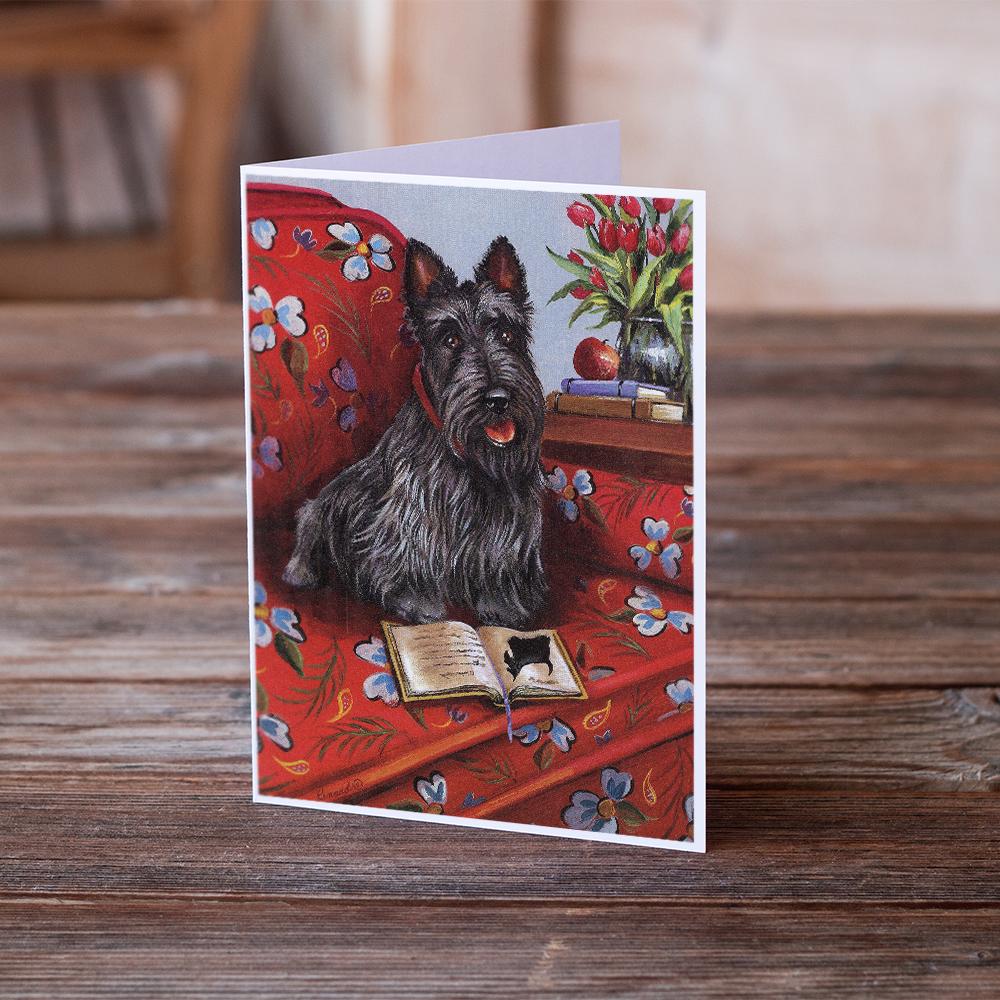 Scottie Lil Einstein Greeting Cards and Envelopes Pack of 8 - the-store.com