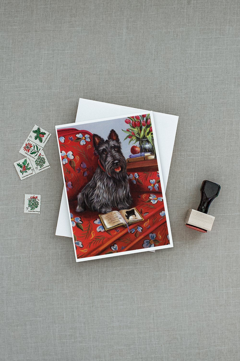 Scottie Lil Einstein Greeting Cards and Envelopes Pack of 8 - the-store.com