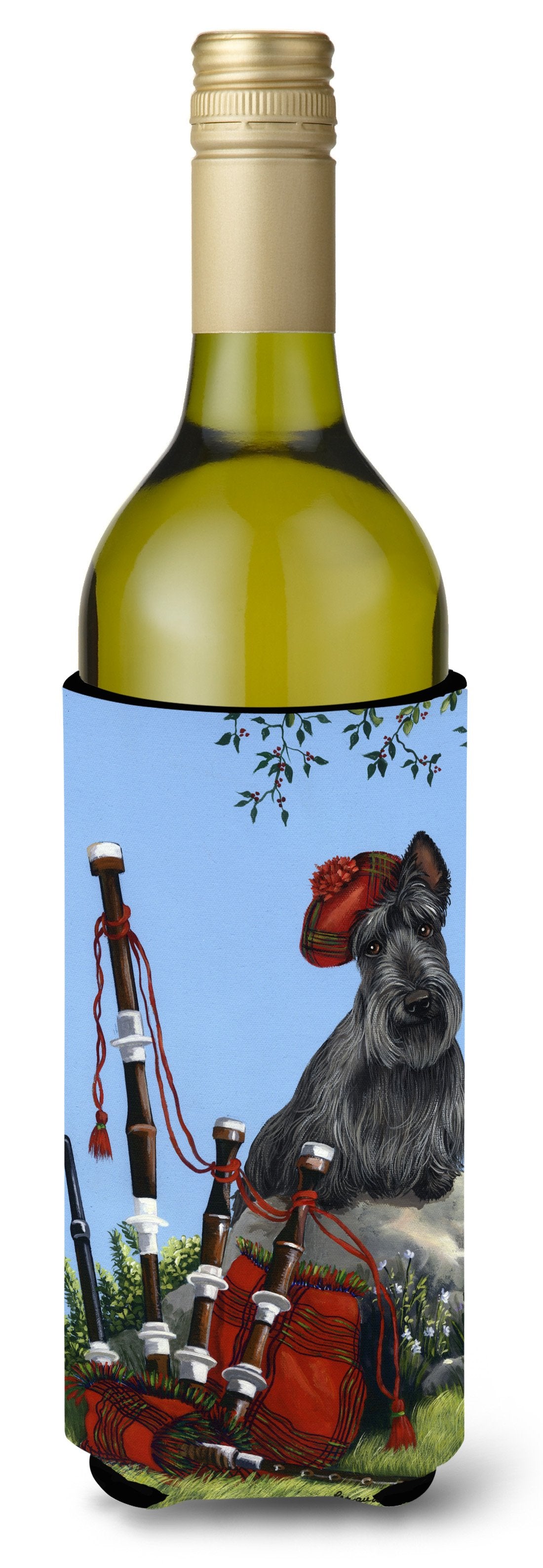 Scottie Piper Wine Bottle Hugger PPP3180LITERK by Caroline&#39;s Treasures
