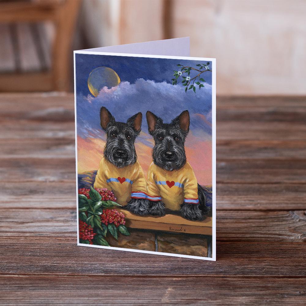 Scottie Soulmates Greeting Cards and Envelopes Pack of 8 - the-store.com