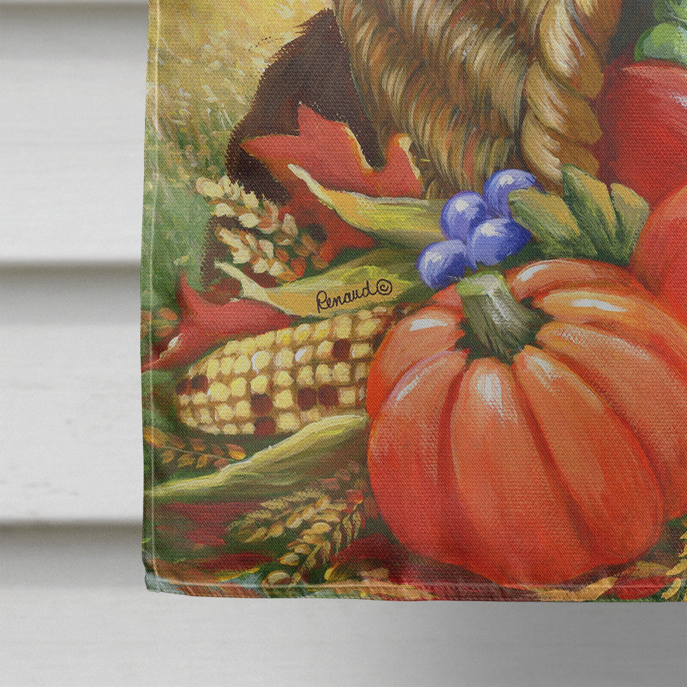 Sheltie Autumn Flag Canvas House Size PPP3185CHF  the-store.com.