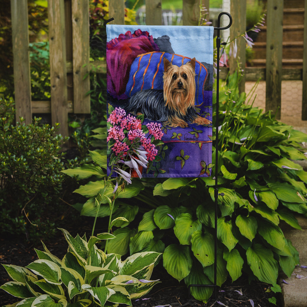 Silky Terrier Luxurious Flag Garden Size PPP3192GF  the-store.com.